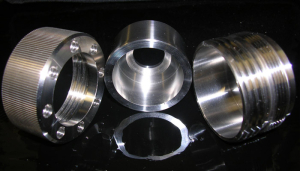 Prototype part machined in stainless steel by True Position Machine, a machine shop in NH.